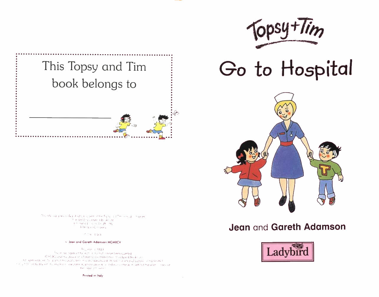 Ladybird - Topsy Tim Books - Go To Hospital (01),绘本,绘本故事,绘本阅读,故事书,童书,图画书,课外阅读